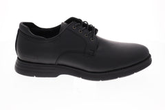 GBX Hatch Mens Black Leather Casual Dress Lace Up Oxfords Shoes