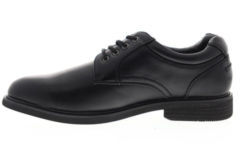 GBX Zayne 13818 Mens Black Low Top Lace Up Plain Toe Oxfords Shoes