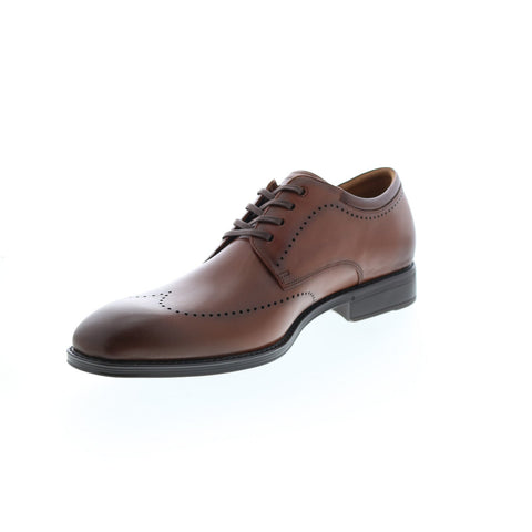 Florsheim Amelio Perf Wing Tip Oxford Mens Brown Wide Wingtip & Brogue Shoes