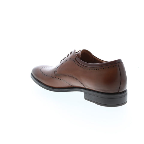Florsheim Amelio Perf Wing Tip Oxford Mens Brown Wide Wingtip & Brogue Shoes