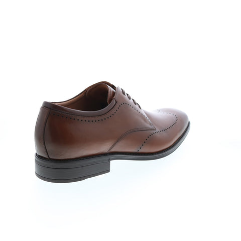 Florsheim Amelio Perf Wing Tip Oxford Mens Brown Wide Wingtip & Brogue Shoes