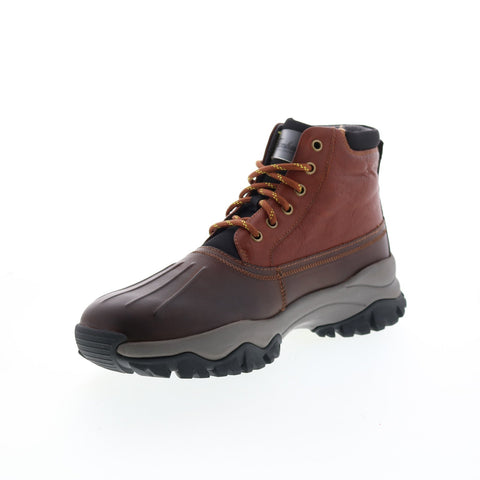 Florsheim Xplor Duck Boot 14344-249-M Mens Brown Leather Hiking Boots