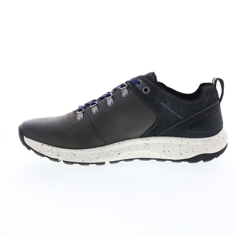 Florsheim Treadlite Plain Toe Mens Gray Leather Lifestyle Sneakers Shoes