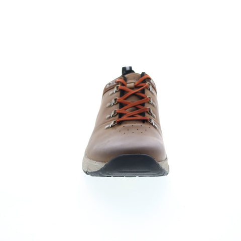 Florsheim Treadlite Plain Toe Mens Brown Leather Lifestyle Sneakers Shoes