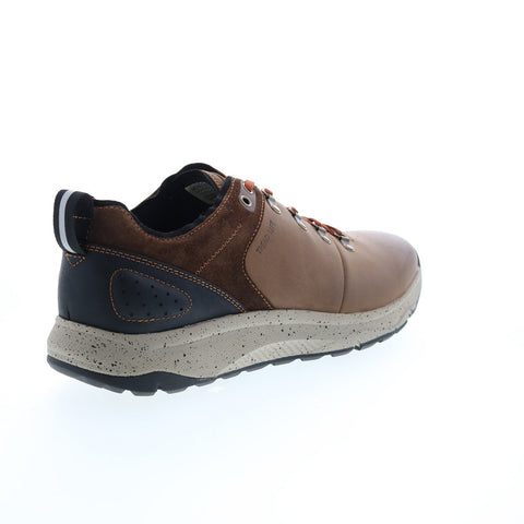 Florsheim Treadlite Plain Toe Mens Brown Leather Lifestyle Sneakers Shoes
