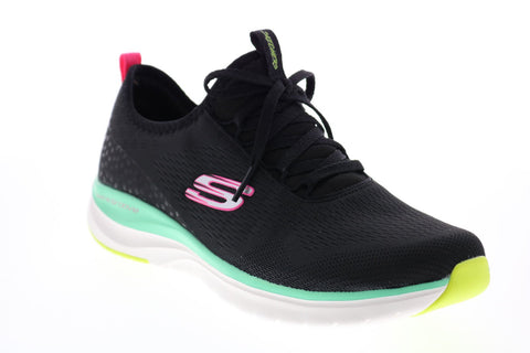 Skechers Ultra Groove Quick Advantage Womens Black Lifestyle Sneakers Shoes