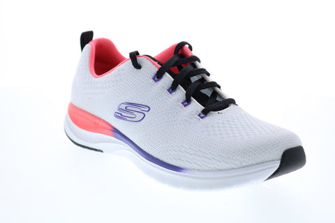 Skechers Ultra Groove Pure Vision Womens White Lifestyle Sneakers Shoes
