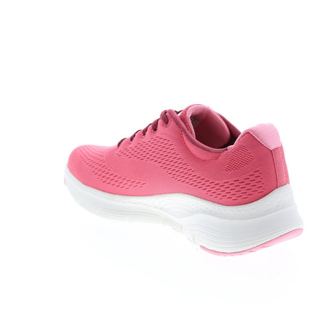 Skechers Arch Fit Big Appeal Womens Pink Canvas Athletic Cross Training Shoes