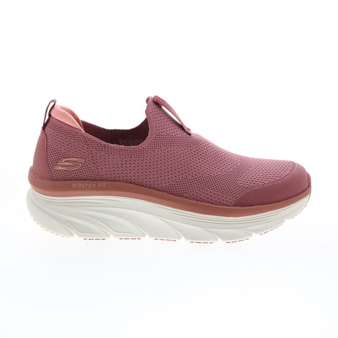 Skechers D'Lux Walker Quick Upgrade Womens Pink Walking Shoes