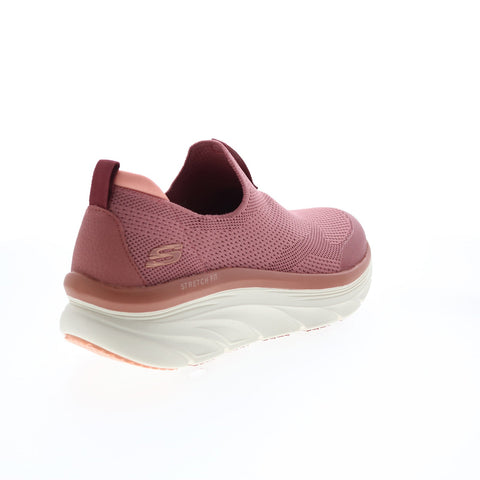 Skechers D'Lux Walker Quick Upgrade Womens Pink Walking Shoes