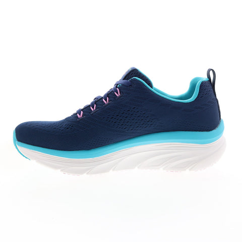 Skechers D'Lux Walker Fresh Finesse Womens Blue Lifestyle Sneakers Shoes
