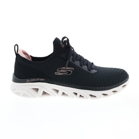 Skechers Glide Step Sport New Hype Womens Black Lifestyle Sneakers Shoes