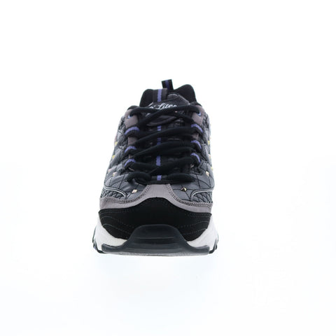 Skechers D'Lites Vibrant Night 149630 Womens Black Lifestyle Sneakers Shoes
