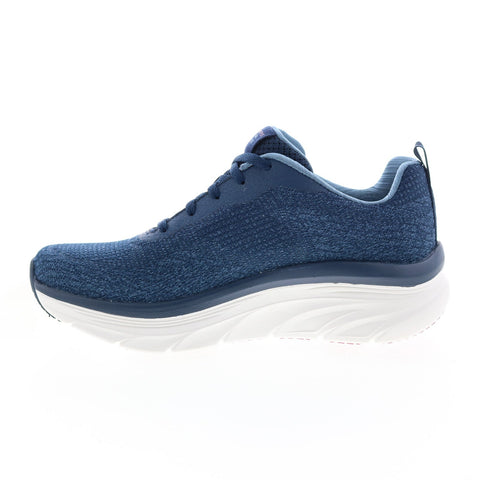 Skechers D'Lux Walker Daily Beauty Womens Blue Lifestyle Sneakers Shoes