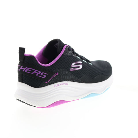 Skechers D'Lux Fitness-Roam Free Womens Black Lifestyle Sneakers Shoes