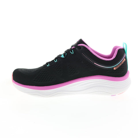 Skechers D'Lux Fitness New Moxie Womens Black Lifestyle Sneakers Shoes