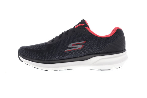 Skechers Gorun Pure Womens Black Textile Athletic Lace Up Running Shoes