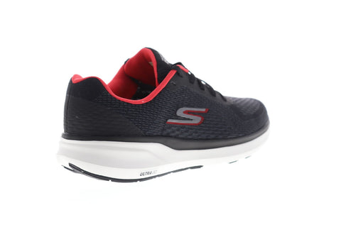 Skechers Gorun Pure Womens Black Textile Athletic Lace Up Running Shoes