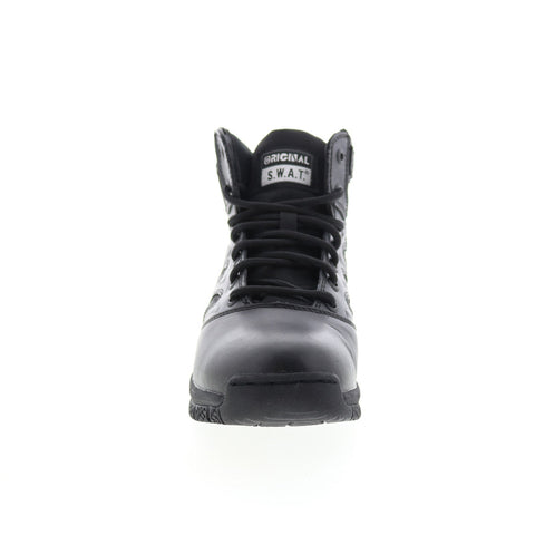 Original Swat Force 6“ Side Zip 153101 Mens Black Leather Tactical Boots