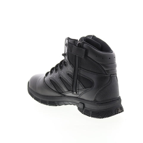 Original Swat Force 6“ Side Zip 153101 Mens Black Leather Tactical Boots