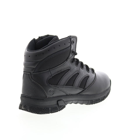 Original Swat Force 6“ Side Zip 153101 Mens Black Leather Tactical Boots