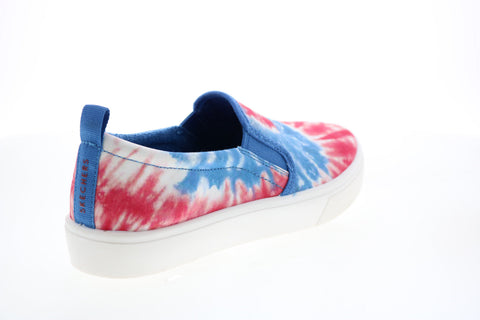 Skechers Poppy Hippie Hype 155082 Womens White Red Lifestyle Sneakers Shoes 