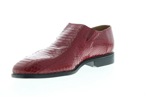 Giorgio Brutini Felix 155210 Mens Red Wide Loafers & Slip Ons Casual Shoes