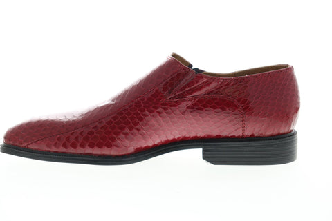 Giorgio Brutini Felix 155210 Mens Red Wide Loafers & Slip Ons Casual Shoes