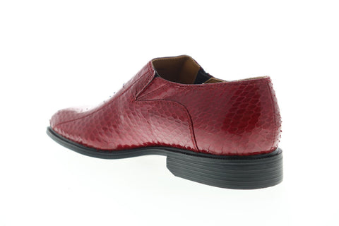 Giorgio Brutini Felix 155210 Mens Red Wide Loafers & Slip Ons Casual Shoes