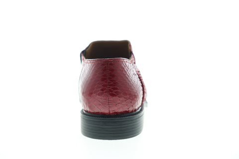 Giorgio Brutini Felix 155210 Mens Red Wide Loafers & Slip Ons Casual Shoes