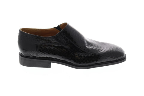 Giorgio Brutini Felix 155211 Mens Black Leather Low Top Casual Loafers Shoes