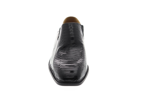 Giorgio Brutini Felix 155211 Mens Black Leather Low Top Casual Loafers Shoes