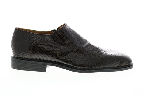Giorgio Brutini Felix 155212 Mens Brown Wide Loafers & Slip Ons Casual Shoes