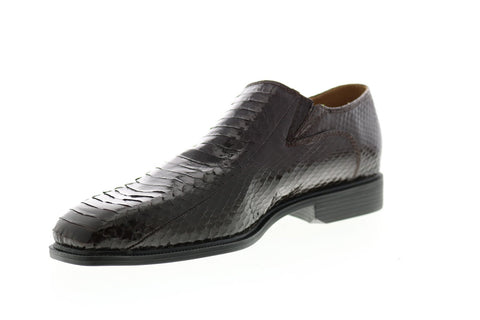 Giorgio Brutini Felix 155212 Mens Brown Wide Loafers & Slip Ons Casual Shoes