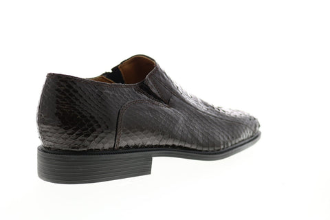 Giorgio Brutini Felix 155212 Mens Brown Wide Loafers & Slip Ons Casual Shoes