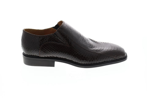 Giorgio Brutini Felix 155212 Mens Brown Leather Low Top Casual Loafers Shoes