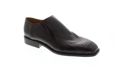 Giorgio Brutini Felix 155212 Mens Brown Leather Low Top Casual Loafers Shoes