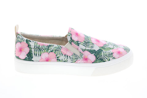 Skechers Poppy Tropic'Gal 155318 Womens Green Canvas Lifestyle Sneakers Shoes