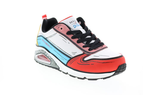Skechers Uno Jump And Kicks Womens White Red Collaboration Sneakers Shoes