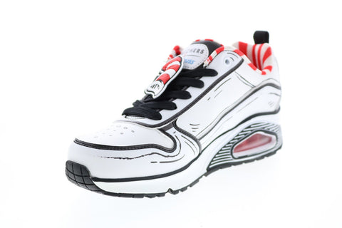 Skechers Uno Tip Of His Hat 155321 Womens White Collaboration Sneakers Shoes