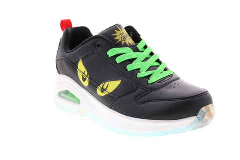 Skechers Uno Rugged You're A Mean One Womens Black Collaboration Sneakers Shoes