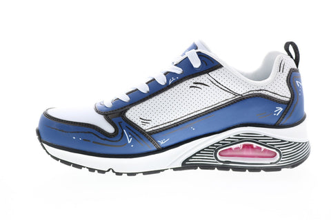 Skechers Uno Stand On Air 155366 Womens Blue Synthetic Lifestyle Sneakers Shoes