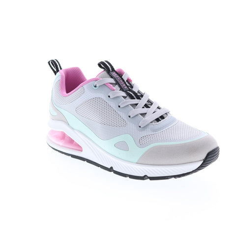 Skechers Uno 2 Runabout 155638 Womens Gray Canvas Lifestyle Sneakers Shoes