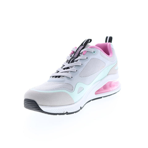 Skechers Uno 2 Runabout 155638 Womens Gray Canvas Lifestyle Sneakers Shoes