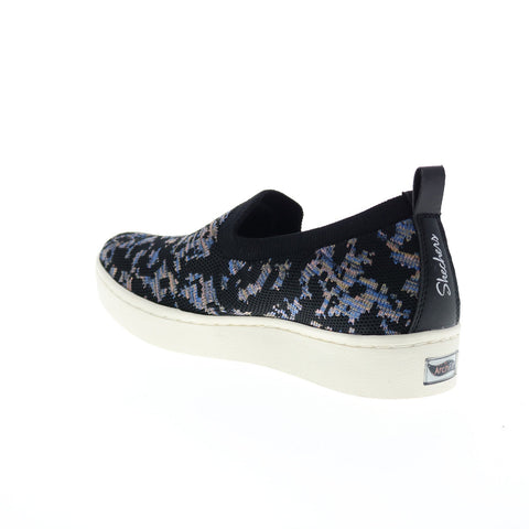 Skechers Arch Fit Cup Free Blossom Womens Black Lifestyle Sneakers Shoes