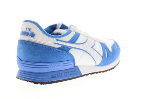 Diadora Titan II 158623-C6626 Mens White Suede Lace Up Low Top Sneakers Shoes