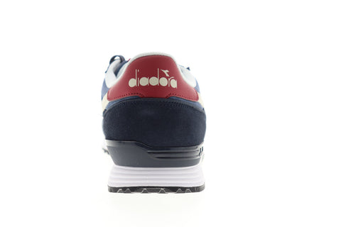 Diadora Titan II 158623-C7655 Mens Blue Suede Lace Up Low Top Sneakers Shoes