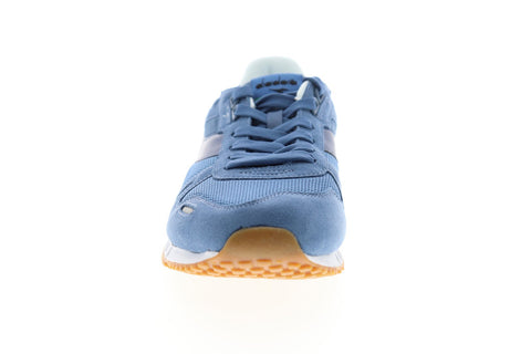Diadora Titan II 158623-C7686 Mens Blue Suede Lace Up Low Top Sneakers Shoes