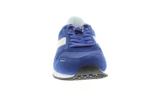 Diadora Titan II Mens Blue Suede & Nylon Athletic Lace Up Running Shoes