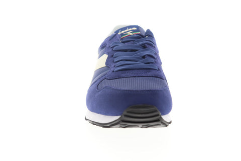 Diadora Camaro 159886-60024 Mens Blue Suede Lace Up Low Top Sneakers Shoes